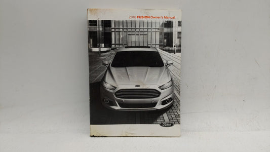 2016 Ford Fusion Owners Manual Book Guide OEM Used Auto Parts - Oemusedautoparts1.com