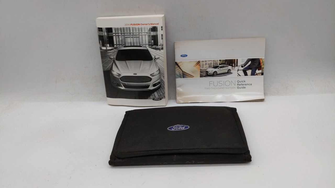 2016 Ford Fusion Owners Manual Book Guide OEM Used Auto Parts - Oemusedautoparts1.com