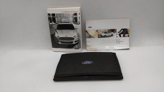 2016 Ford Fusion Owners Manual Book Guide OEM Used Auto Parts
