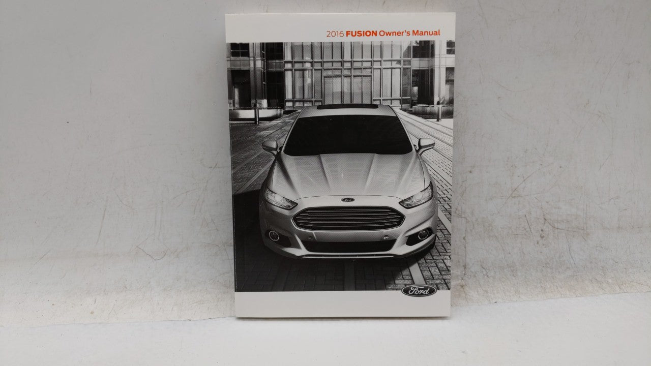 2016 Ford Fusion Owners Manual Book Guide OEM Used Auto Parts - Oemusedautoparts1.com