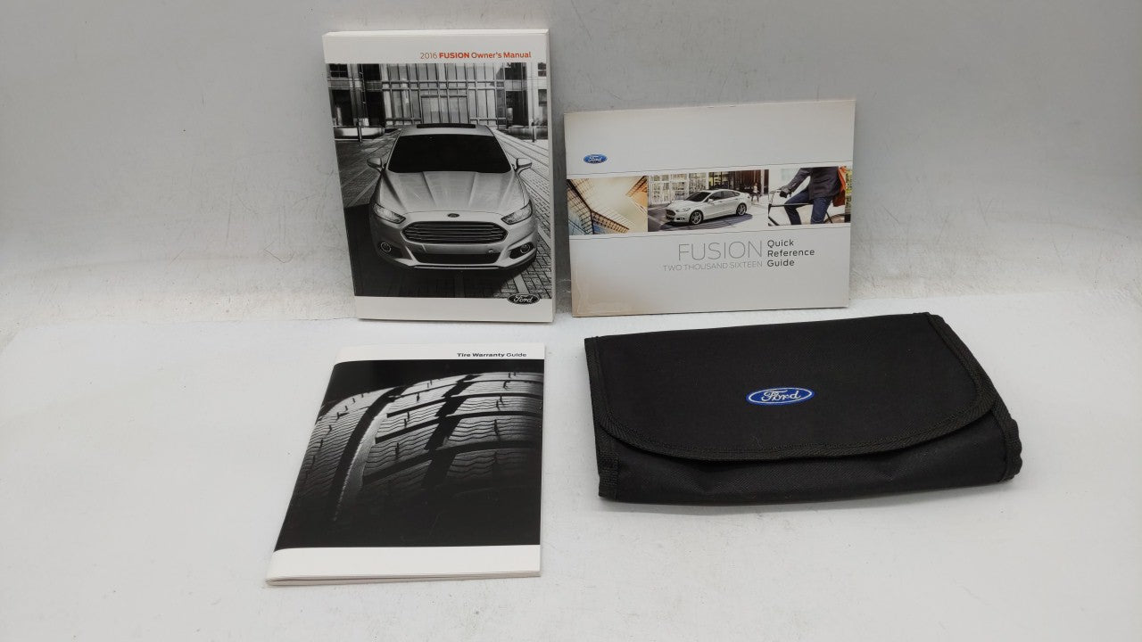 2016 Ford Fusion Owners Manual Book Guide OEM Used Auto Parts - Oemusedautoparts1.com