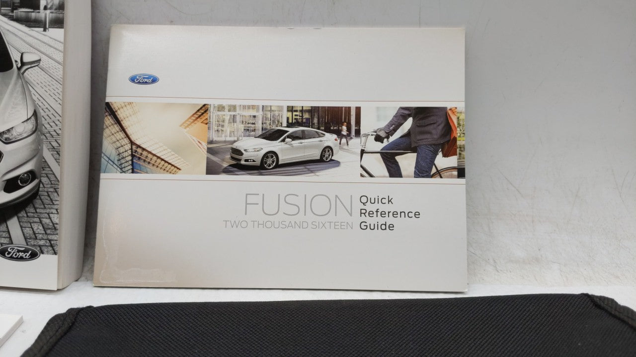 2016 Ford Fusion Owners Manual Book Guide OEM Used Auto Parts - Oemusedautoparts1.com
