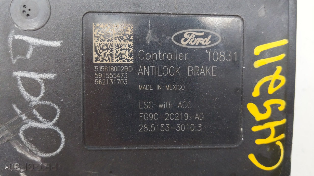 2014-2016 Ford Fusion ABS Pump Control Module Replacement P/N:EG9C-2C405-AF EG9C-2C405-AE, EG9C-2C405-DF Fits Fits 2014 2015