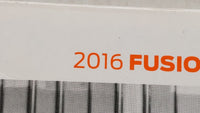 2016 Ford Fusion Owners Manual Book Guide OEM Used Auto Parts - Oemusedautoparts1.com