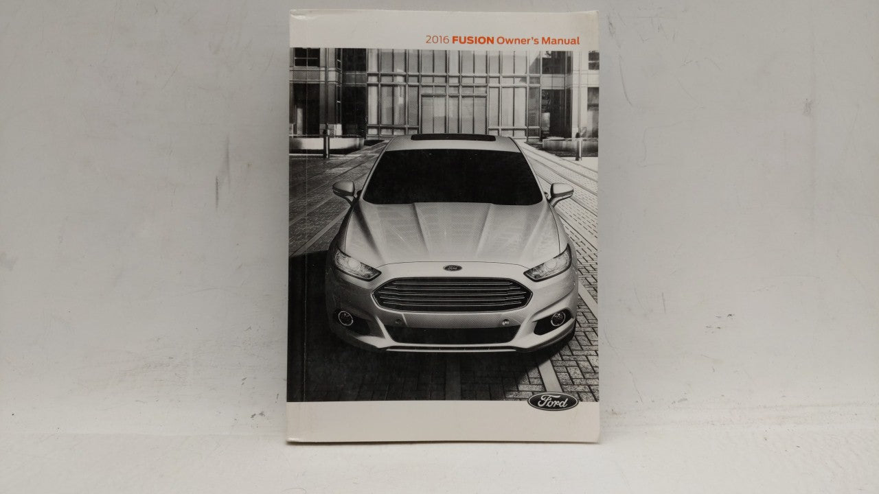 2016 Ford Fusion Owners Manual Book Guide OEM Used Auto Parts - Oemusedautoparts1.com