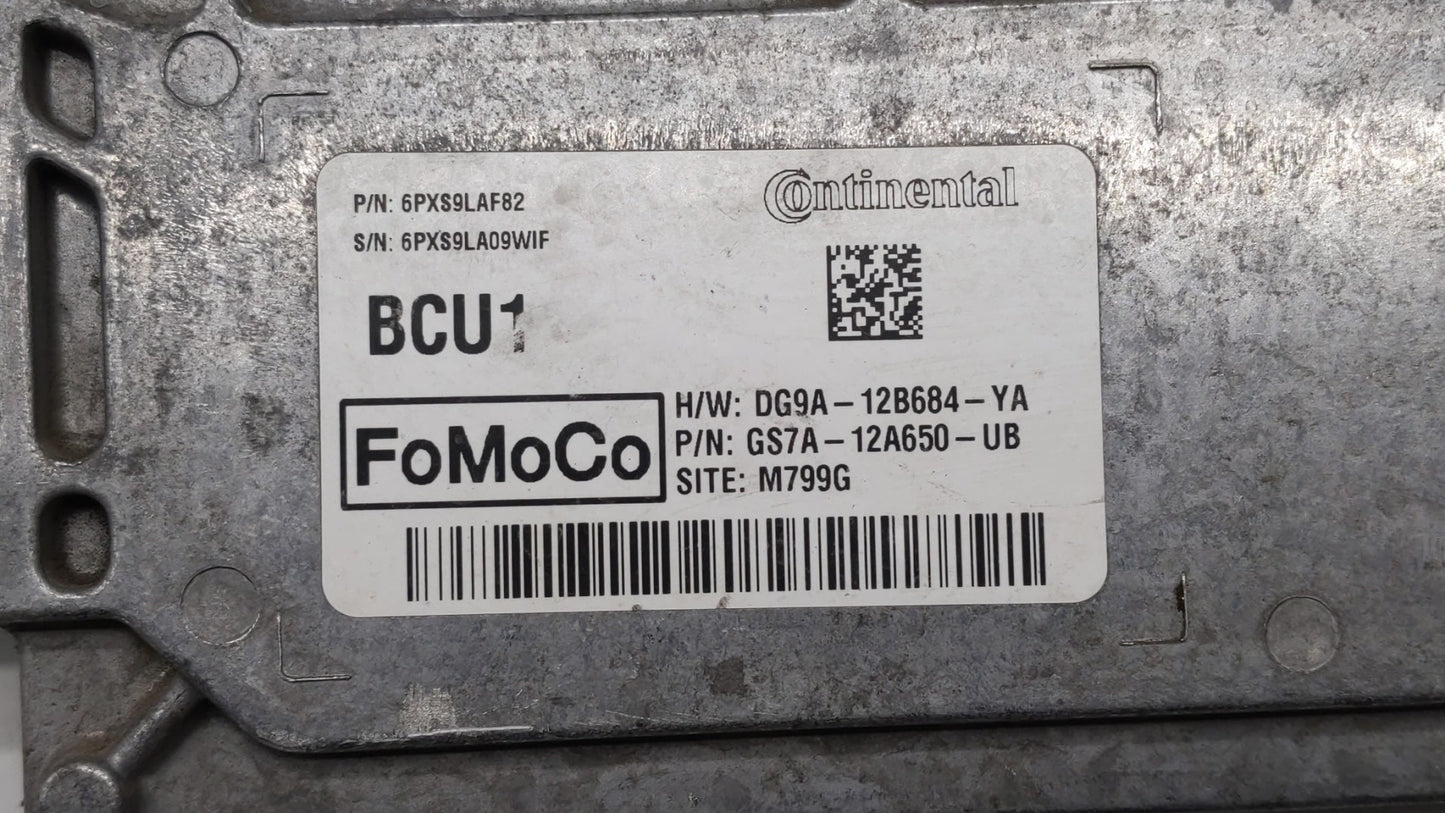 2014-2016 Ford Fusion PCM Engine Control Computer ECU ECM PCU OEM P/N:ES7A-12A650-GG GS7A-12A650-XB Fits Fits 2014 2015 2016