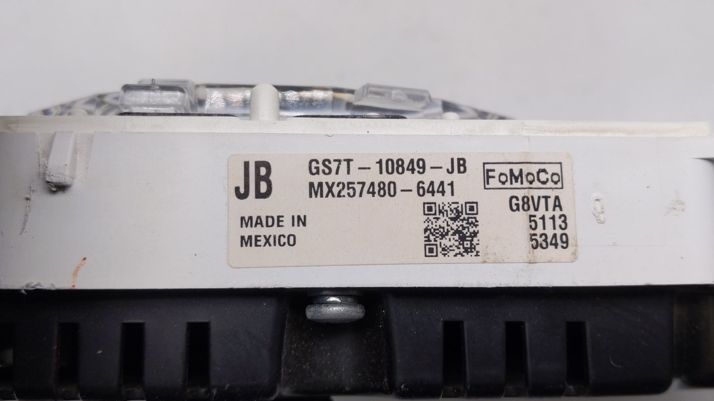 2016 Ford Fusion Instrument Cluster Speedometer Gauges P/N:GS7T-10849-JA GS7T-10849-JC, GS7T-10849-JB Fits OEM Used Auto Par