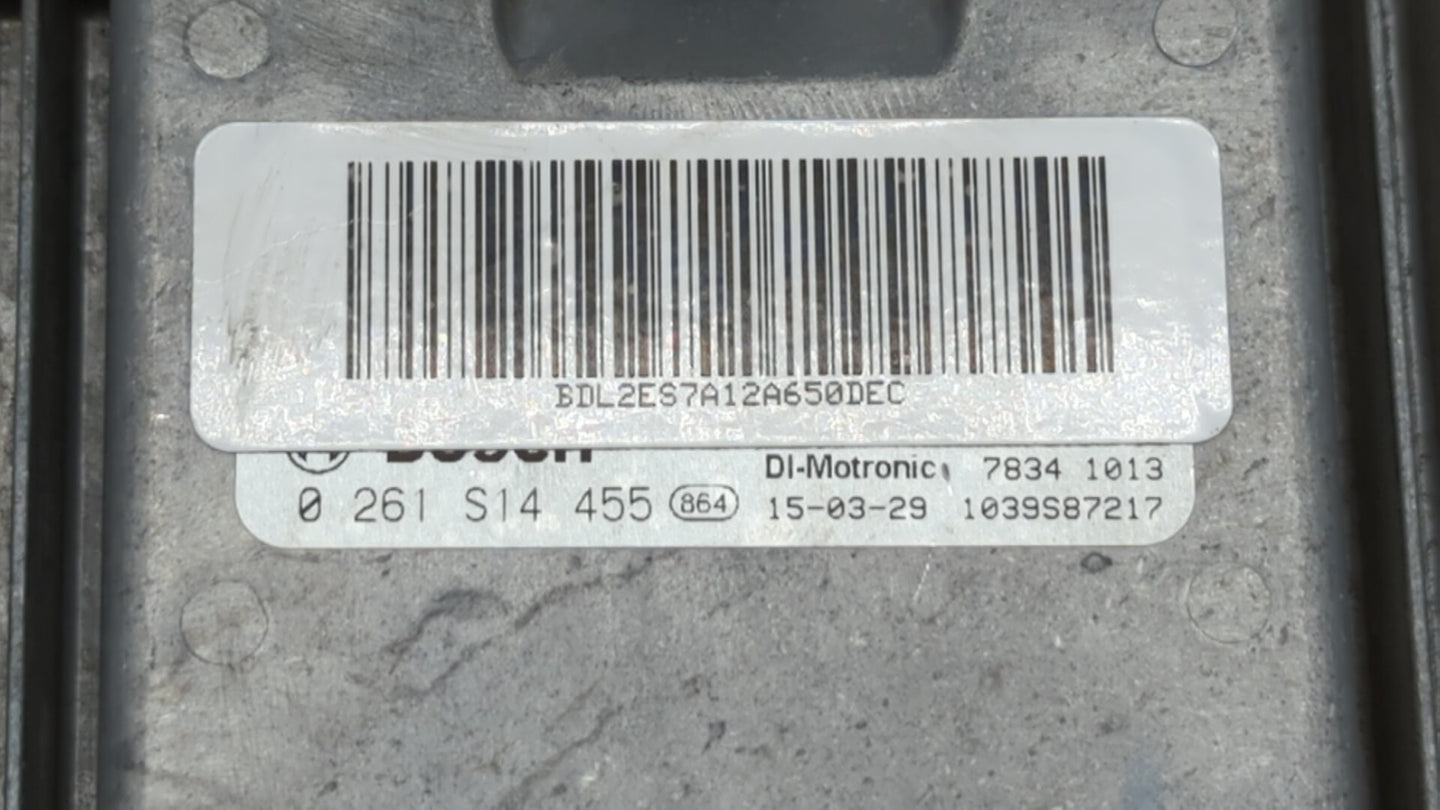2014-2016 Ford Fusion PCM Engine Control Computer ECU ECM PCU OEM P/N:ES7A-12A650-DFC ES7A-12A650-EK Fits Fits 2014 2015 201