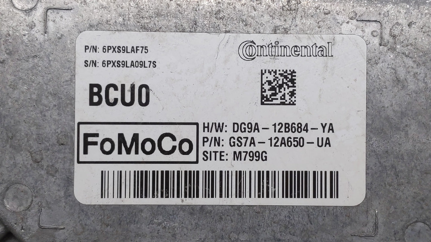 2014-2016 Ford Fusion PCM Engine Control Computer ECU ECM PCU OEM P/N:GS7A-12A650-UA ES7A-12A650-GG Fits Fits 2014 2015 2016