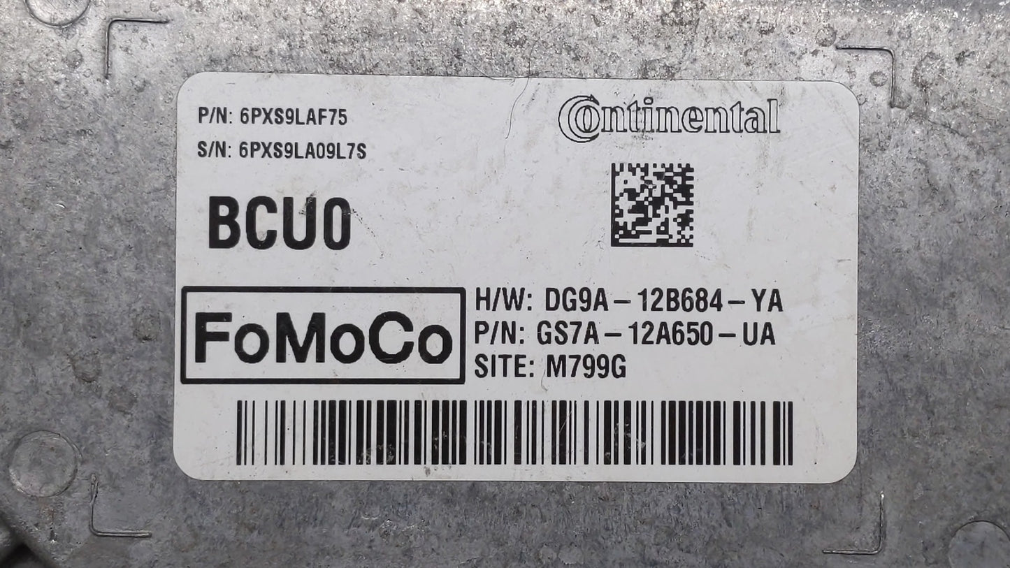 2014-2016 Ford Fusion PCM Engine Control Computer ECU ECM PCU OEM P/N:GS7A-12A650-UA ES7A-12A650-GG Fits Fits 2014 2015 2016