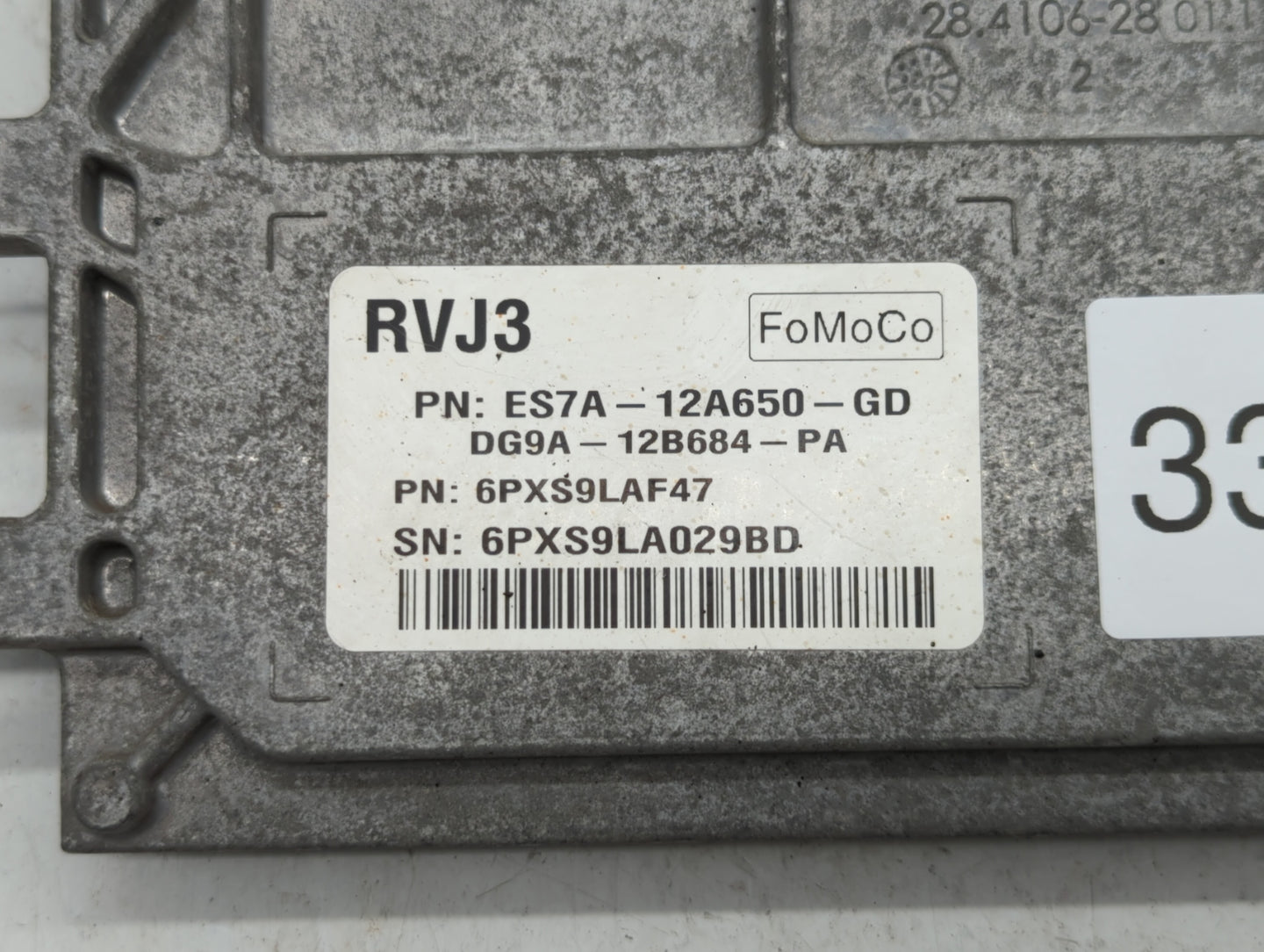 2014-2016 Ford Fusion PCM Engine Control Computer ECU ECM PCU OEM P/N:ES7A-12A650-GD GS7A-12A650-UA Fits Fits 2014 2015 2016