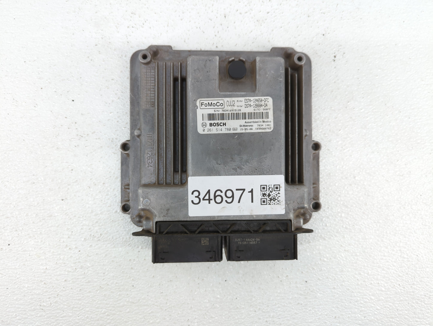 2014-2016 Ford Fusion PCM Engine Control Computer ECU ECM PCU OEM P/N:ES7A-12A650-CK ES7A-12A650-DFC Fits Fits 2014 2015 201