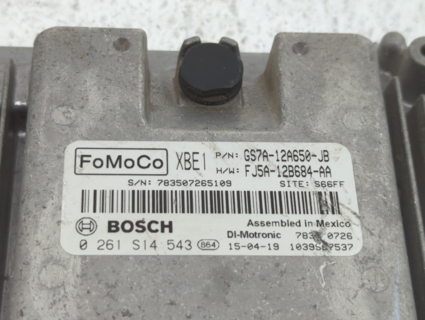 2016 Ford Fusion PCM Engine Control Computer ECU ECM PCU OEM P/N:GS7A-12A650-KC GS7A-12A650-KD, GS7A-12A560-HB Fits OEM Used