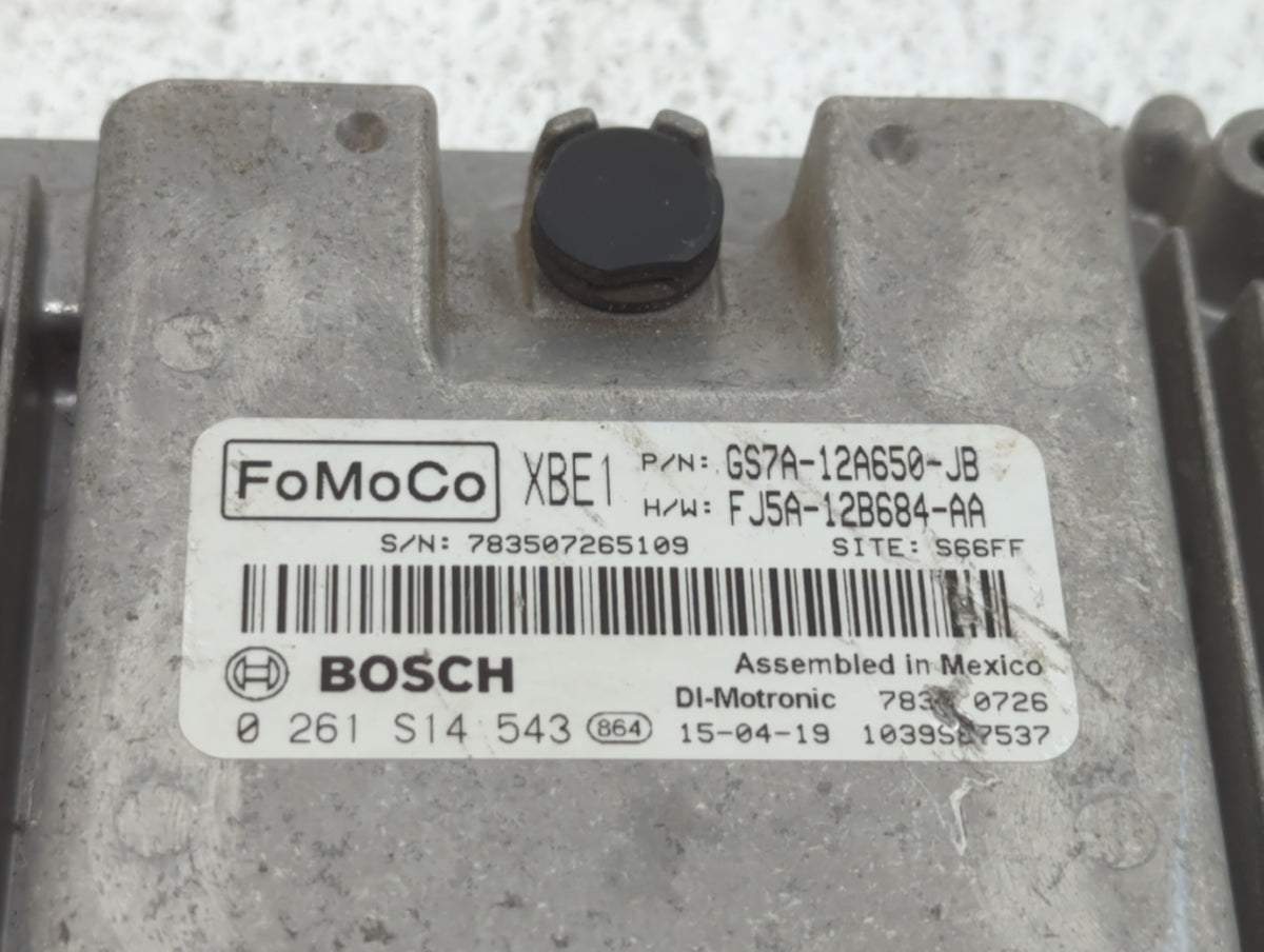 2016 Ford Fusion PCM Engine Control Computer ECU ECM PCU OEM P/N:GS7A-12A650-KC GS7A-12A650-KD, GS7A-12A560-HB, GS7A-12A650-