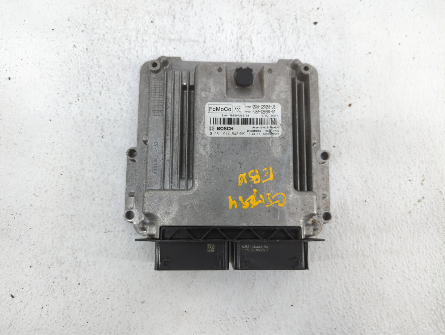 2016 Ford Fusion PCM Engine Control Computer ECU ECM PCU OEM P/N:GS7A-12A650-KC GS7A-12A650-KD, GS7A-12A560-HB Fits OEM Used
