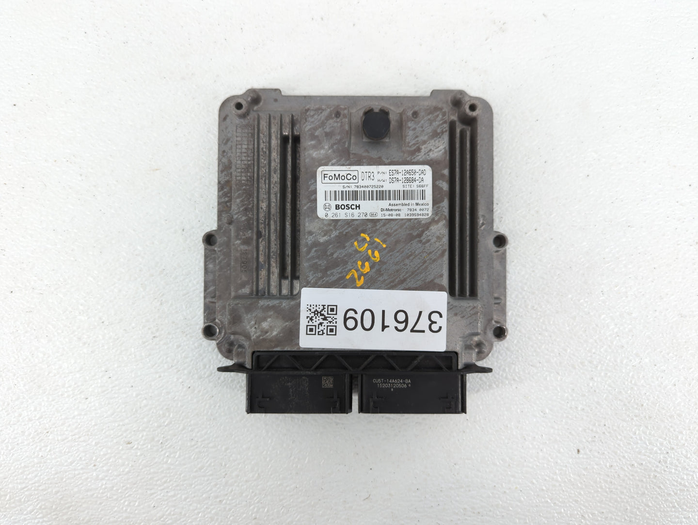 2014-2016 Ford Fusion PCM Engine Control Computer ECU ECM PCU OEM P/N:ES7A-12A650-AH ES7A-12A650-CK Fits Fits 2014 2015 2016