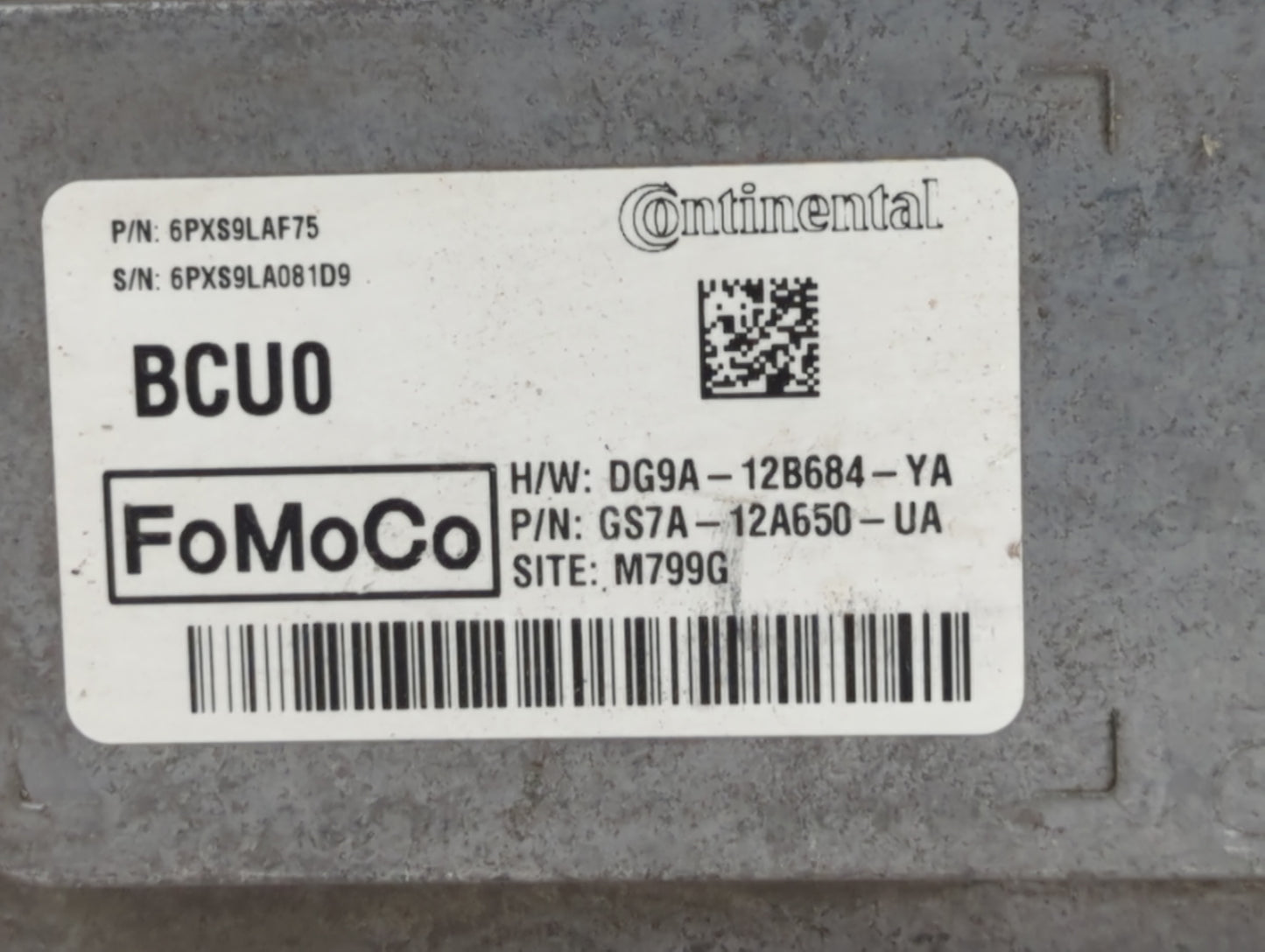 2014-2016 Ford Fusion PCM Engine Control Computer ECU ECM PCU OEM P/N:ES7A-12A650-JF ES7A-12A650-GE Fits Fits 2014 2015 2016