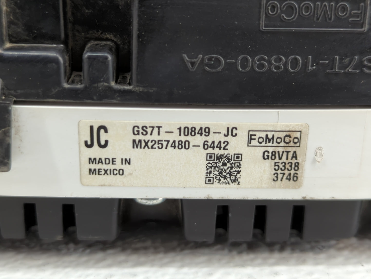 2016 Ford Fusion Instrument Cluster Speedometer Gauges P/N:HS7T-10849-JF GS7T-10849-JA, GS7T-10849-JC, GS7T-10849-JB Fits OE