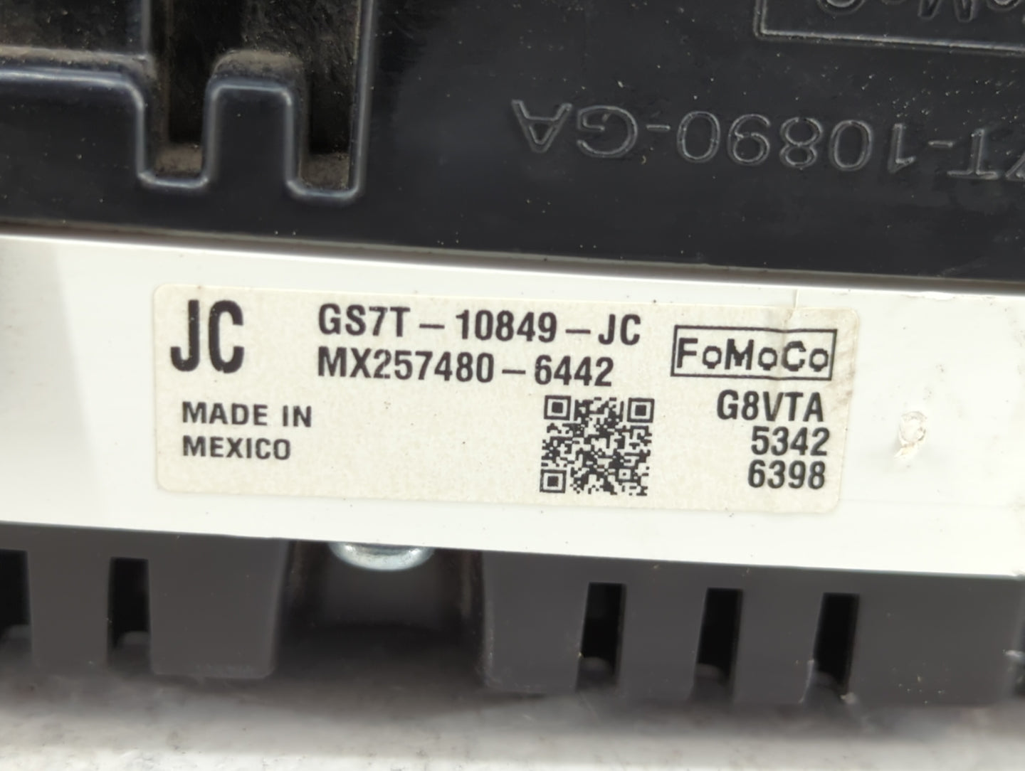 2016 Ford Fusion Instrument Cluster Speedometer Gauges P/N:GS7T-10849-JC 10849, GS7T-10849-EA Fits OEM Used Auto Parts - Oem