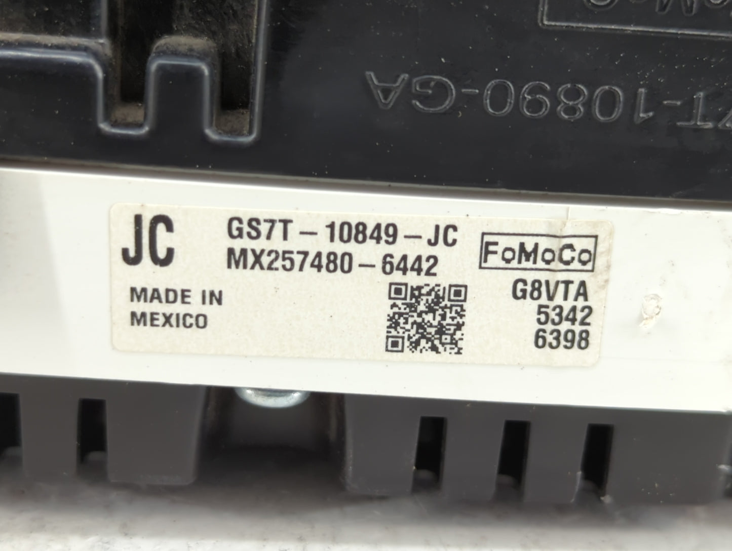 2016 Ford Fusion Instrument Cluster Speedometer Gauges P/N:GS7T-10849-JC 10849, GS7T-10849-EA Fits OEM Used Auto Parts - Oem