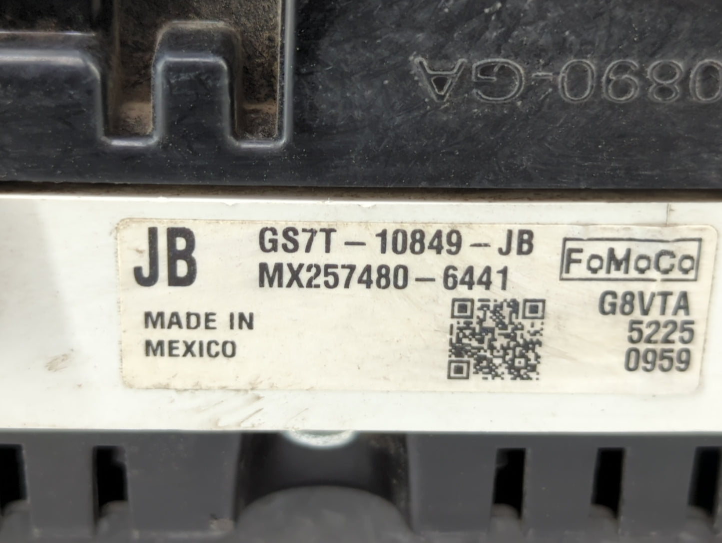 2016 Ford Fusion Instrument Cluster Speedometer Gauges P/N:GS7T-10849-JB Fits OEM Used Auto Parts - Oemusedautoparts1.com