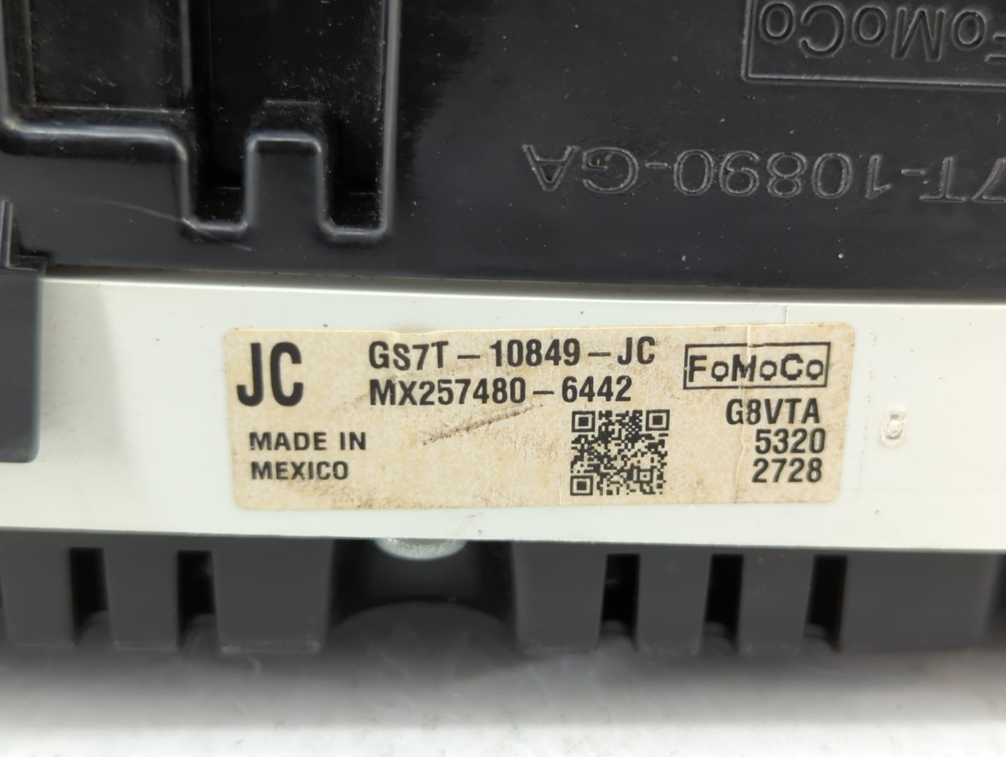 2016 Ford Fusion Instrument Cluster Speedometer Gauges P/N:GS7T-10849-JC Fits OEM Used Auto Parts - Oemusedautoparts1.com