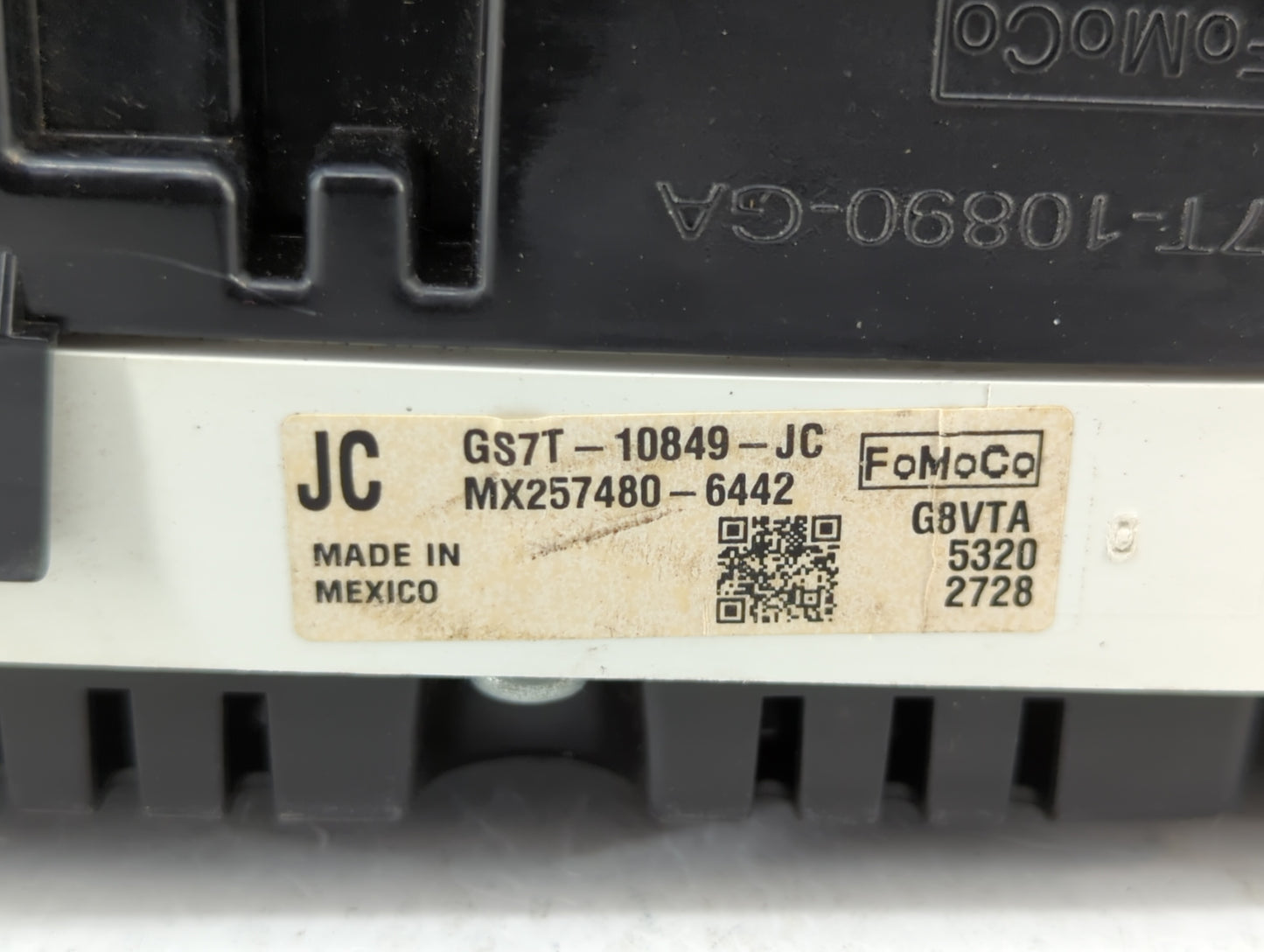 2016 Ford Fusion Instrument Cluster Speedometer Gauges P/N:GS7T-10849-JC Fits OEM Used Auto Parts - Oemusedautoparts1.com