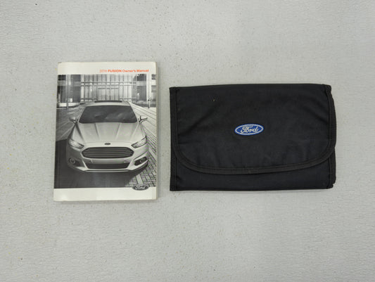 2016 Ford Fusion Owners Manual Book Guide OEM Used Auto Parts - Oemusedautoparts1.com