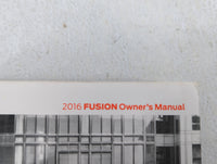 2016 Ford Fusion Owners Manual Book Guide OEM Used Auto Parts - Oemusedautoparts1.com