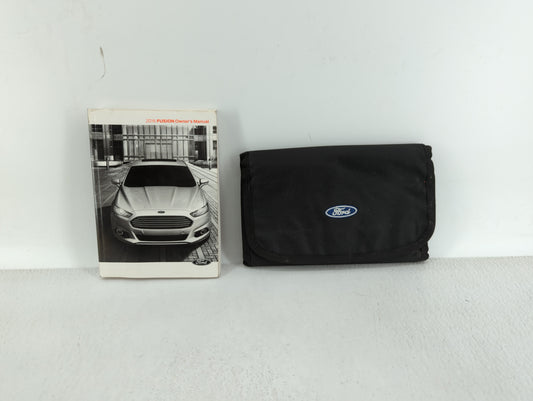 2016 Ford Fusion Owners Manual Book Guide OEM Used Auto Parts - Oemusedautoparts1.com