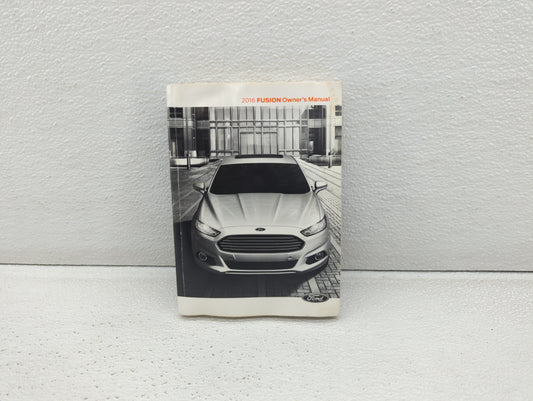 2016 Ford Fusion Owners Manual Book Guide OEM Used Auto Parts - Oemusedautoparts1.com