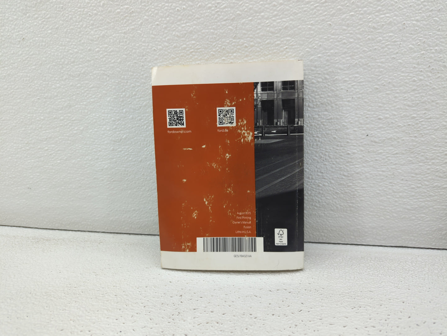 2016 Ford Fusion Owners Manual Book Guide OEM Used Auto Parts - Oemusedautoparts1.com