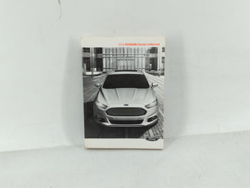 2016 Ford Fusion Owners Manual Book Guide OEM Used Auto Parts - Oemusedautoparts1.com