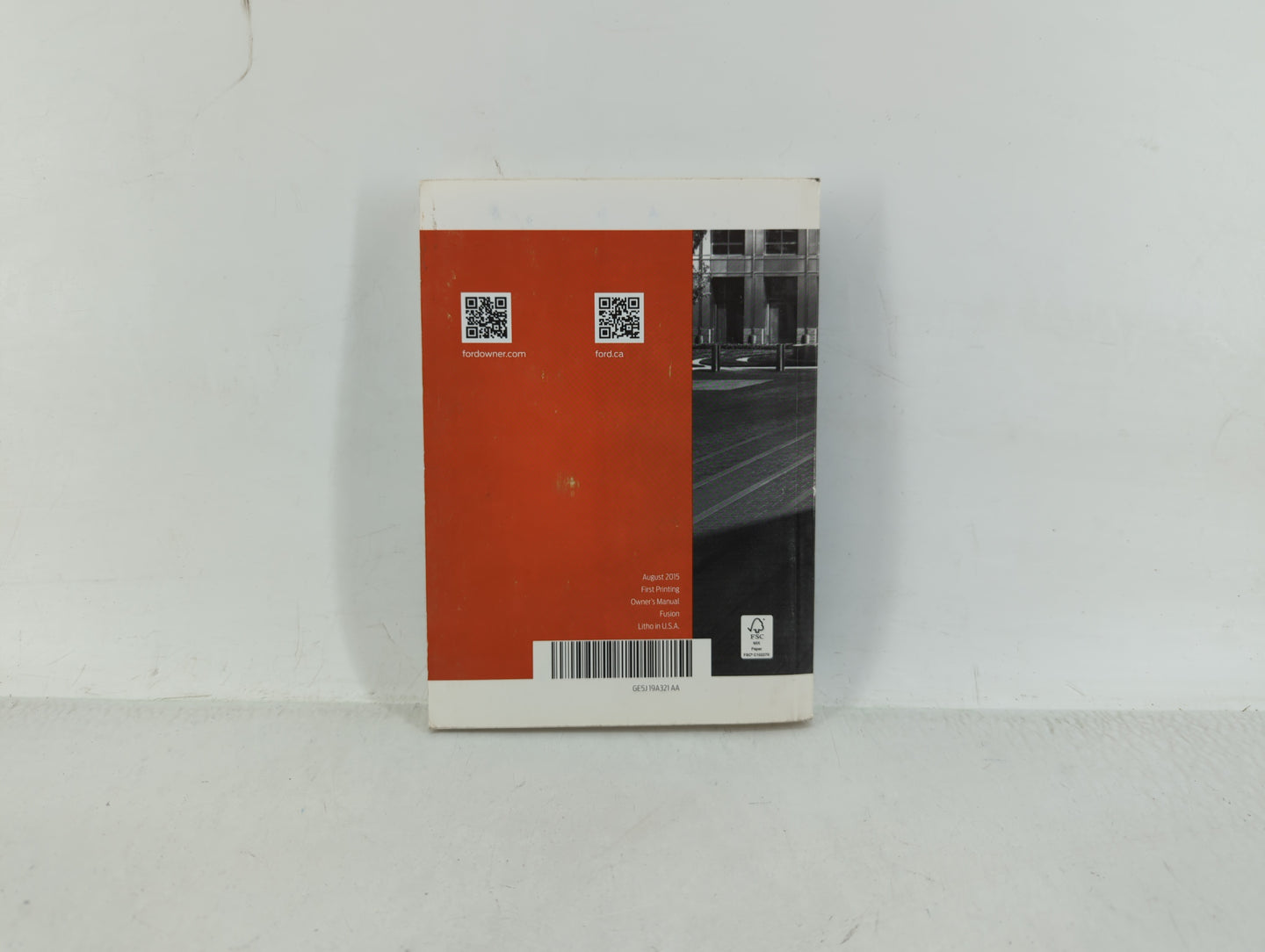 2016 Ford Fusion Owners Manual Book Guide OEM Used Auto Parts - Oemusedautoparts1.com