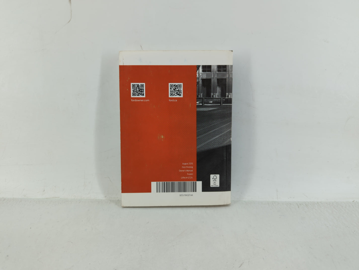 2016 Ford Fusion Owners Manual Book Guide OEM Used Auto Parts - Oemusedautoparts1.com