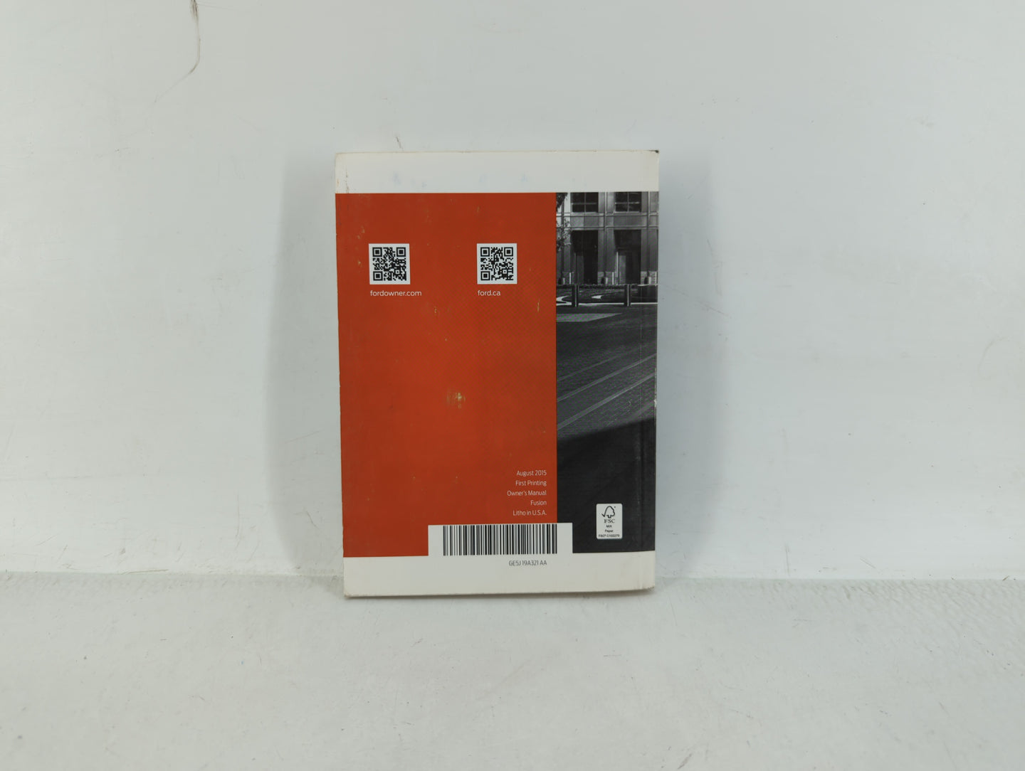 2016 Ford Fusion Owners Manual Book Guide OEM Used Auto Parts - Oemusedautoparts1.com