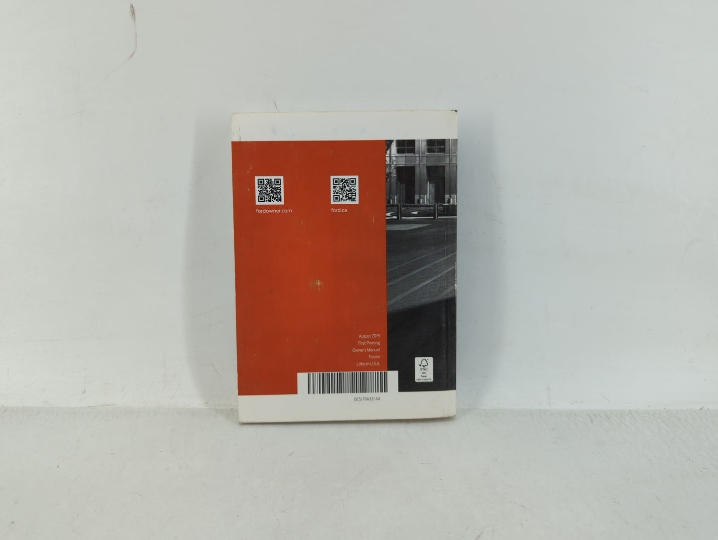 2016 Ford Fusion Owners Manual Book Guide OEM Used Auto Parts - Oemusedautoparts1.com