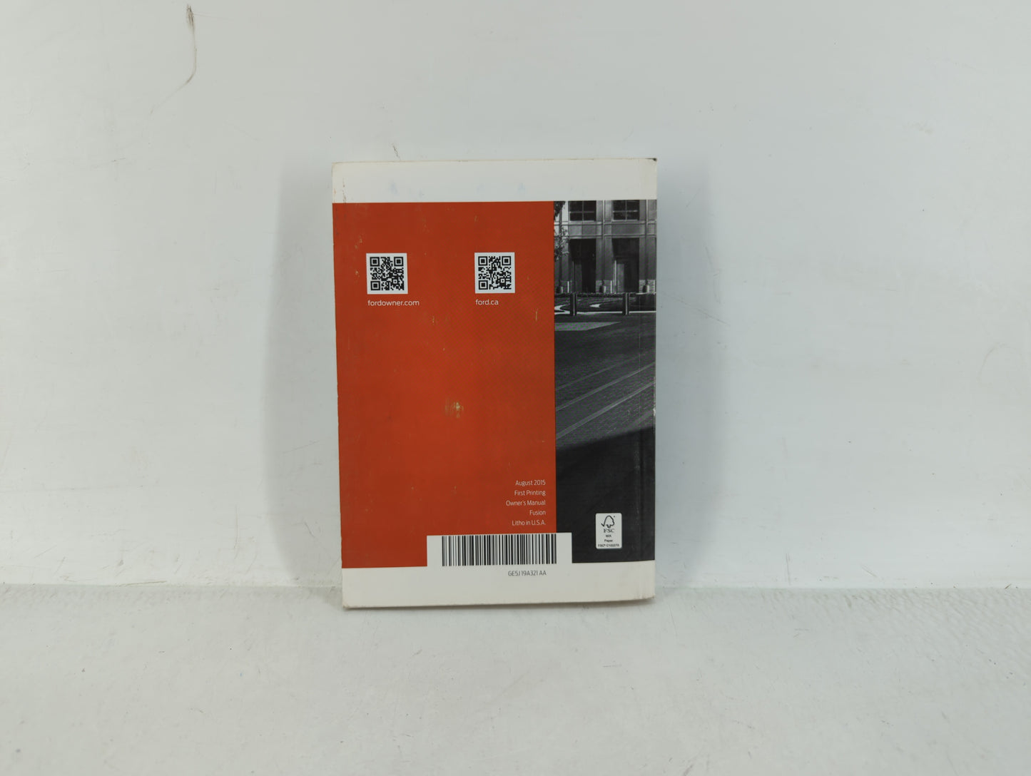 2016 Ford Fusion Owners Manual Book Guide OEM Used Auto Parts - Oemusedautoparts1.com