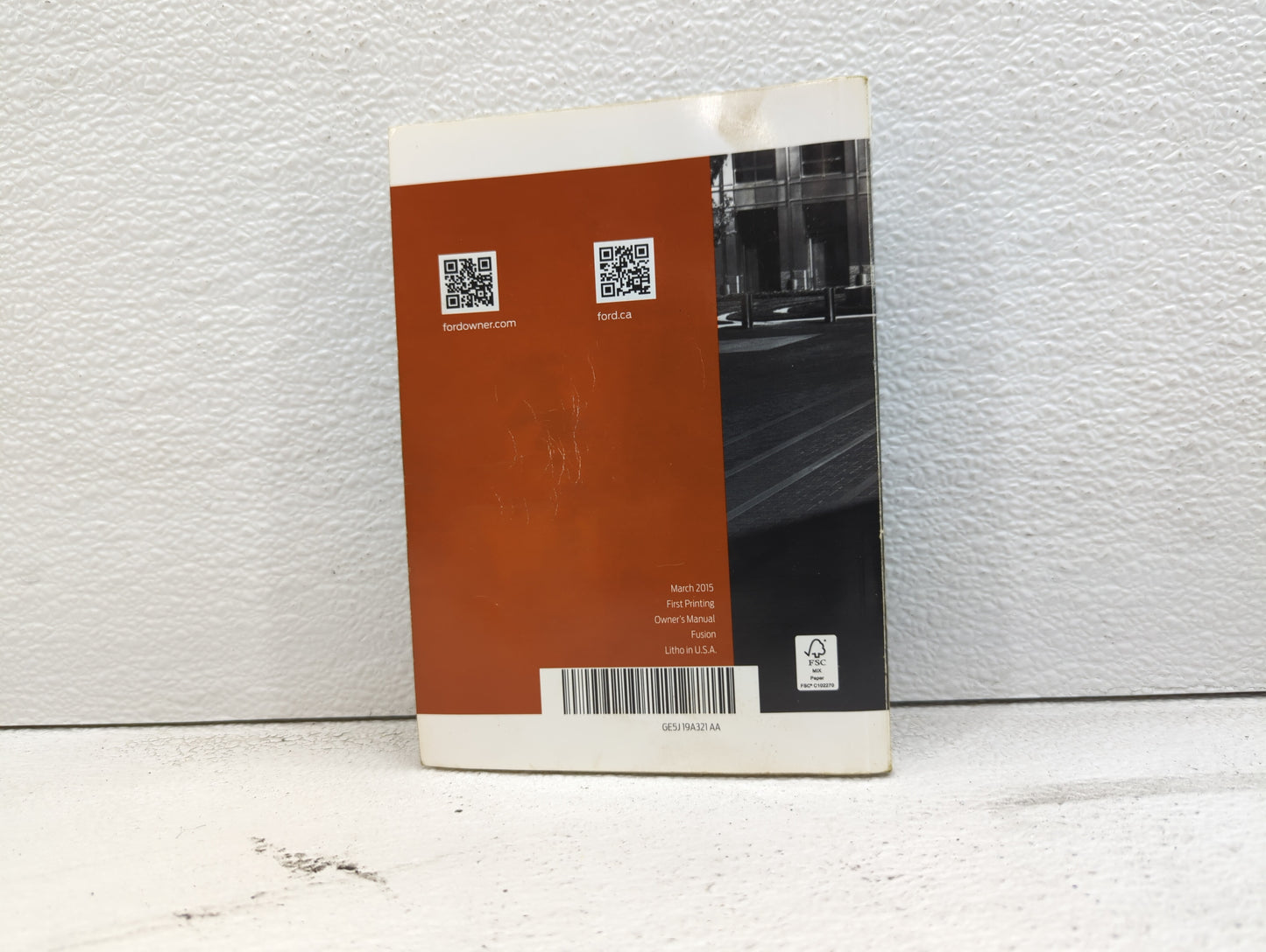 2016 Ford Fusion Owners Manual Book Guide OEM Used Auto Parts - Oemusedautoparts1.com