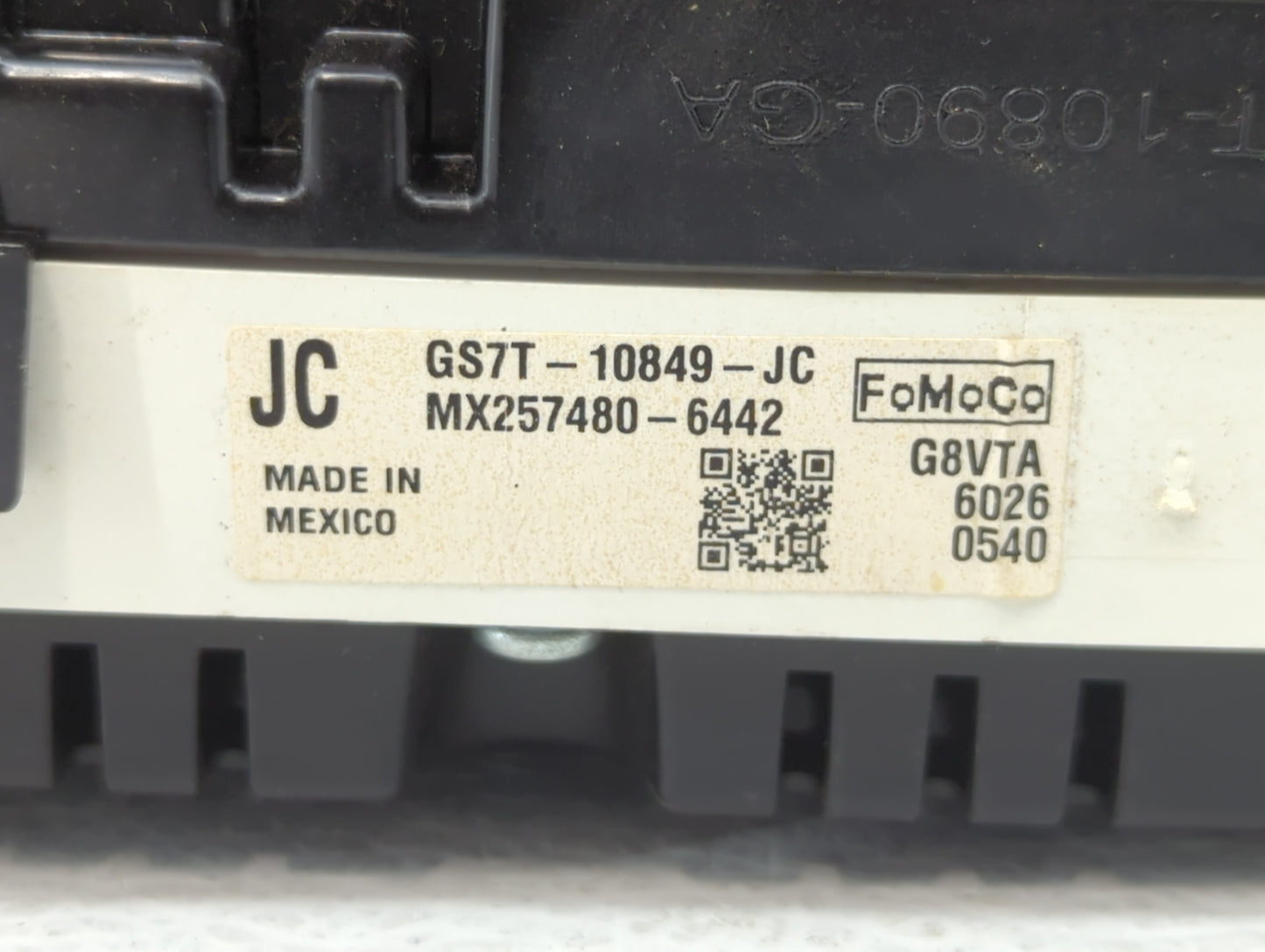 2016 Ford Fusion Instrument Cluster Speedometer Gauges P/N:GS7T-10849-JC Fits OEM Used Auto Parts - Oemusedautoparts1.com
