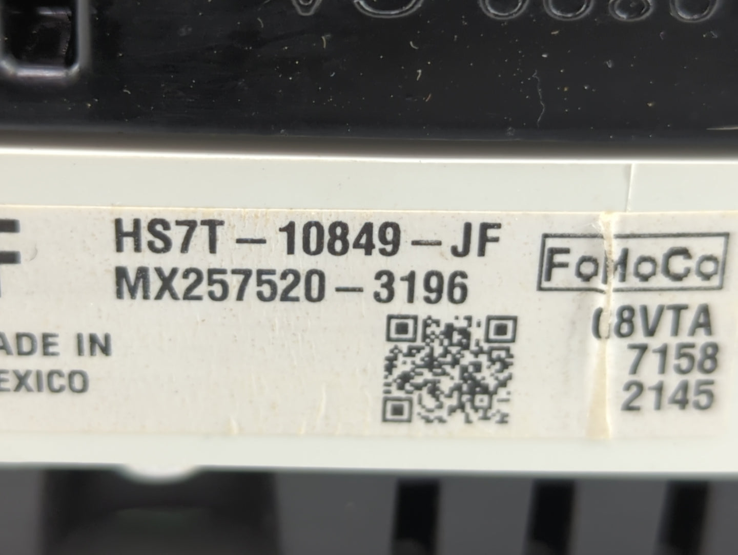 2016 Ford Fusion Instrument Cluster Speedometer Gauges P/N:HS7T-10849-JF GS7T-10849-JB Fits OEM Used Auto Parts - Oemusedaut
