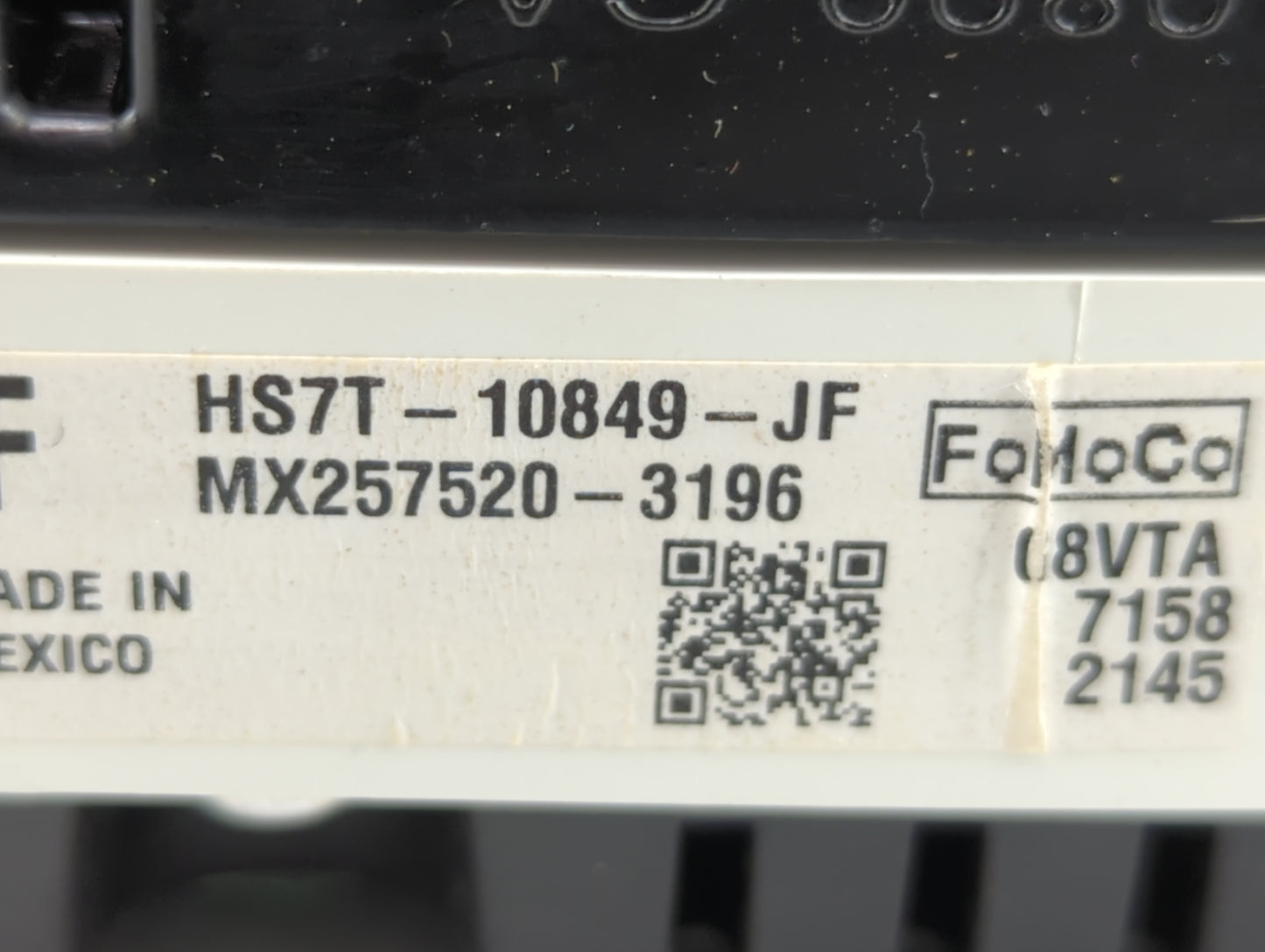 2016 Ford Fusion Instrument Cluster Speedometer Gauges P/N:HS7T-10849-JF GS7T-10849-JB Fits OEM Used Auto Parts - Oemusedaut