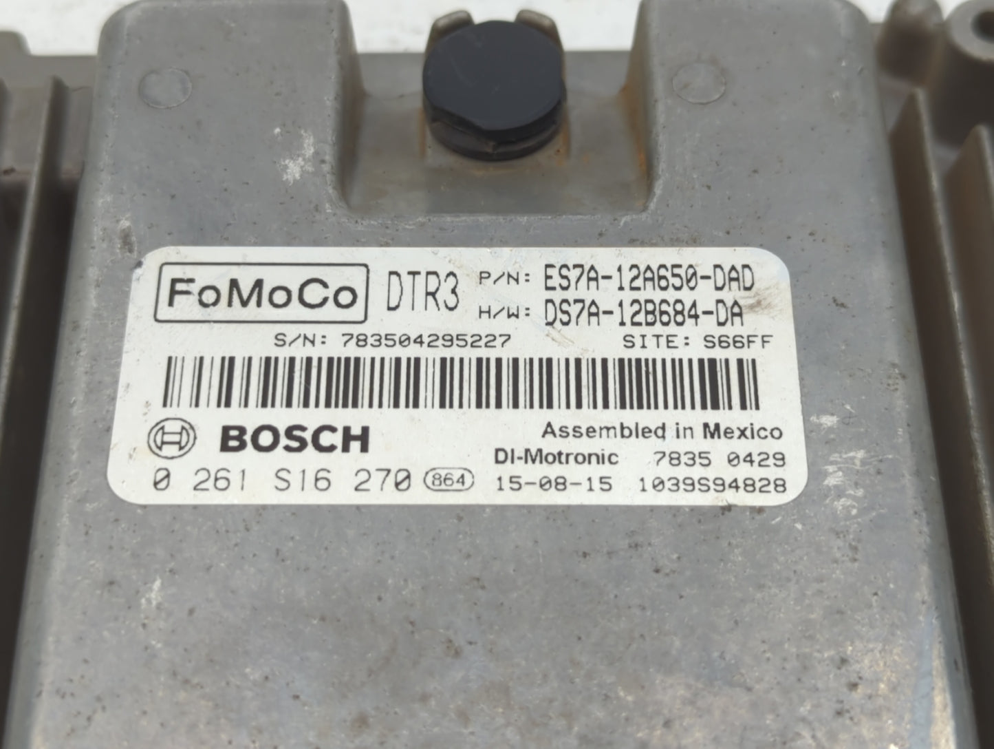 2014-2016 Ford Fusion PCM Engine Control Computer ECU ECM PCU OEM P/N:ES7A-12A650-CK DS7A-12B684-DA Fits Fits 2014 2015 2016