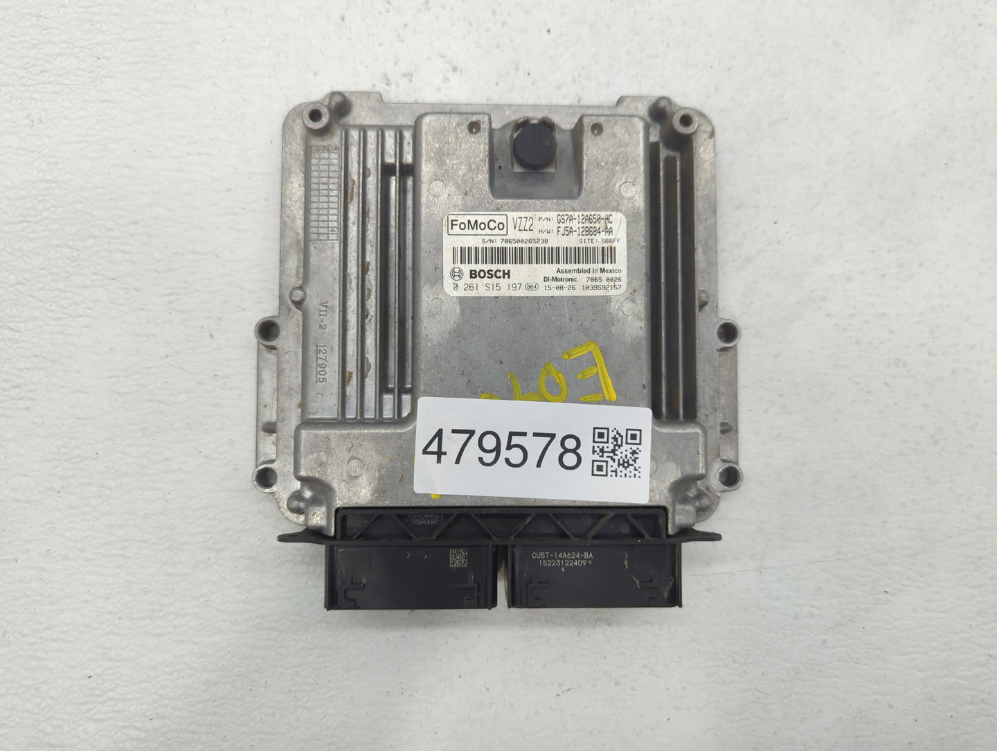 2016 Ford Fusion PCM Engine Control Computer ECU ECM PCU OEM P/N:GS7A-12A560-HC GS7A-12A560-HD, GS7A-12A650-KC Fits OEM Used