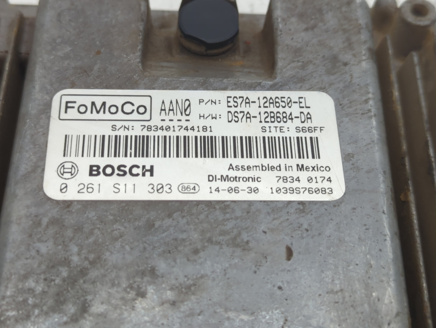 2014-2016 Ford Fusion PCM Engine Control Computer ECU ECM PCU OEM P/N:DS7A-12B684-DA ES7A-12A650-EL Fits Fits 2014 2015 2016