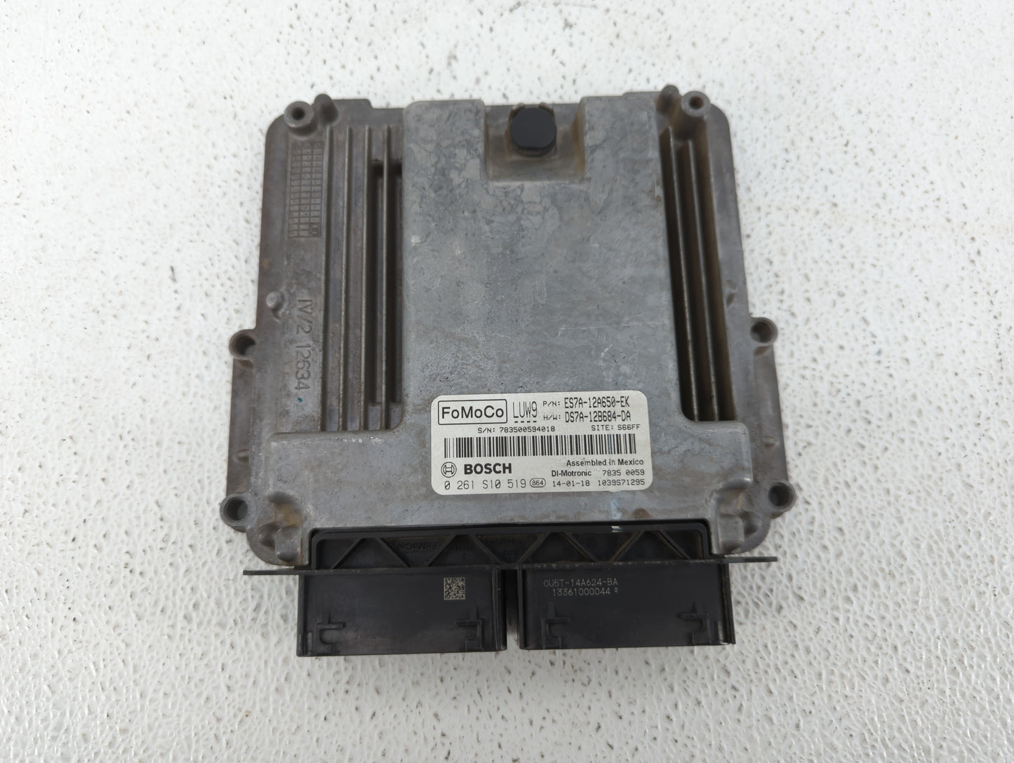 2014-2016 Ford Fusion PCM Engine Control Computer ECU ECM PCU OEM P/N:ES7A-12A650-DAD DS7A-12B684-DA Fits Fits 2014 2015 201