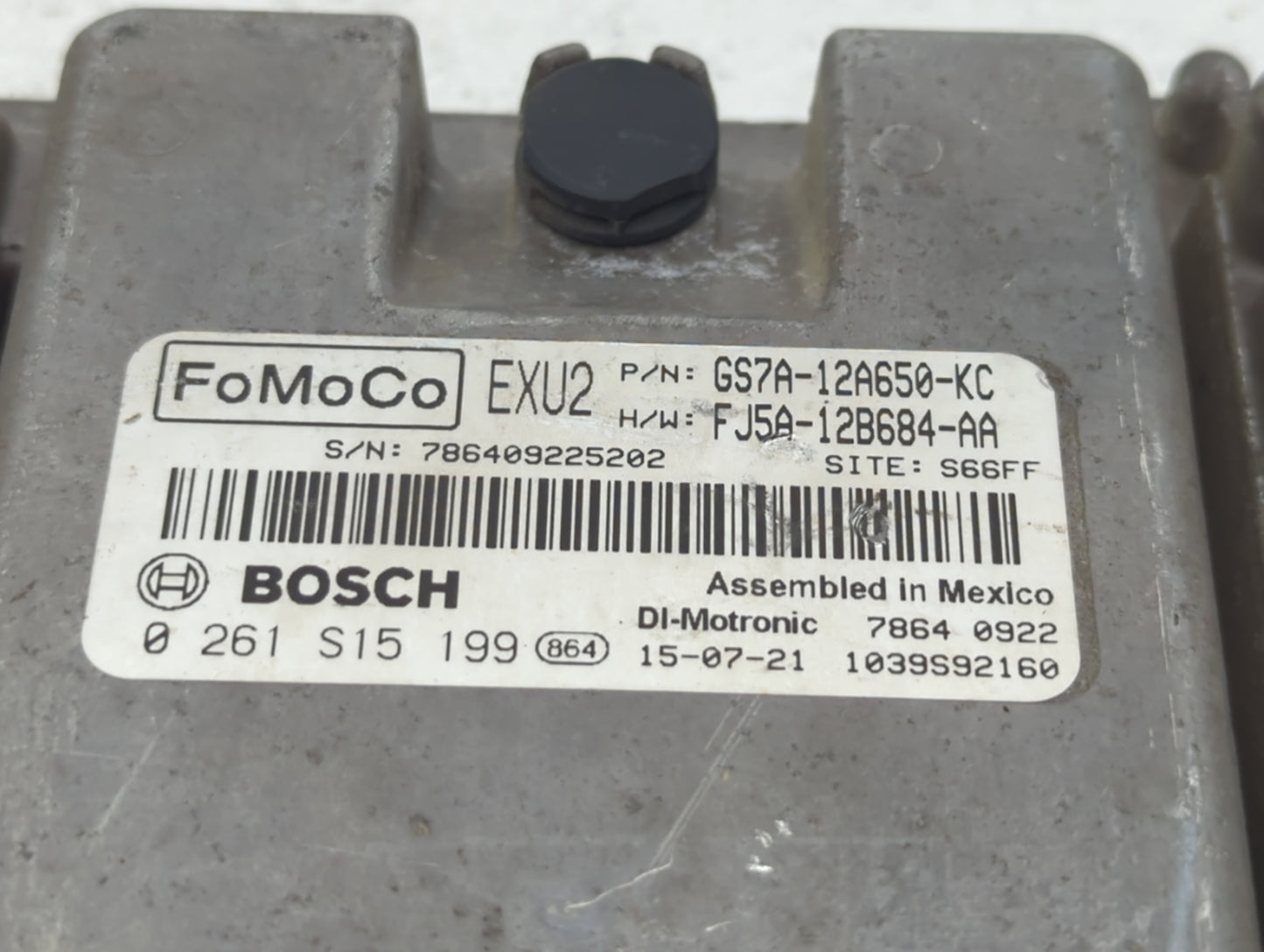 2016 Ford Fusion PCM Engine Control Computer ECU ECM PCU OEM P/N:FJ5A-12B684-AA GS7A-12A650-KC, GS7A-12A560-HC Fits OEM Used