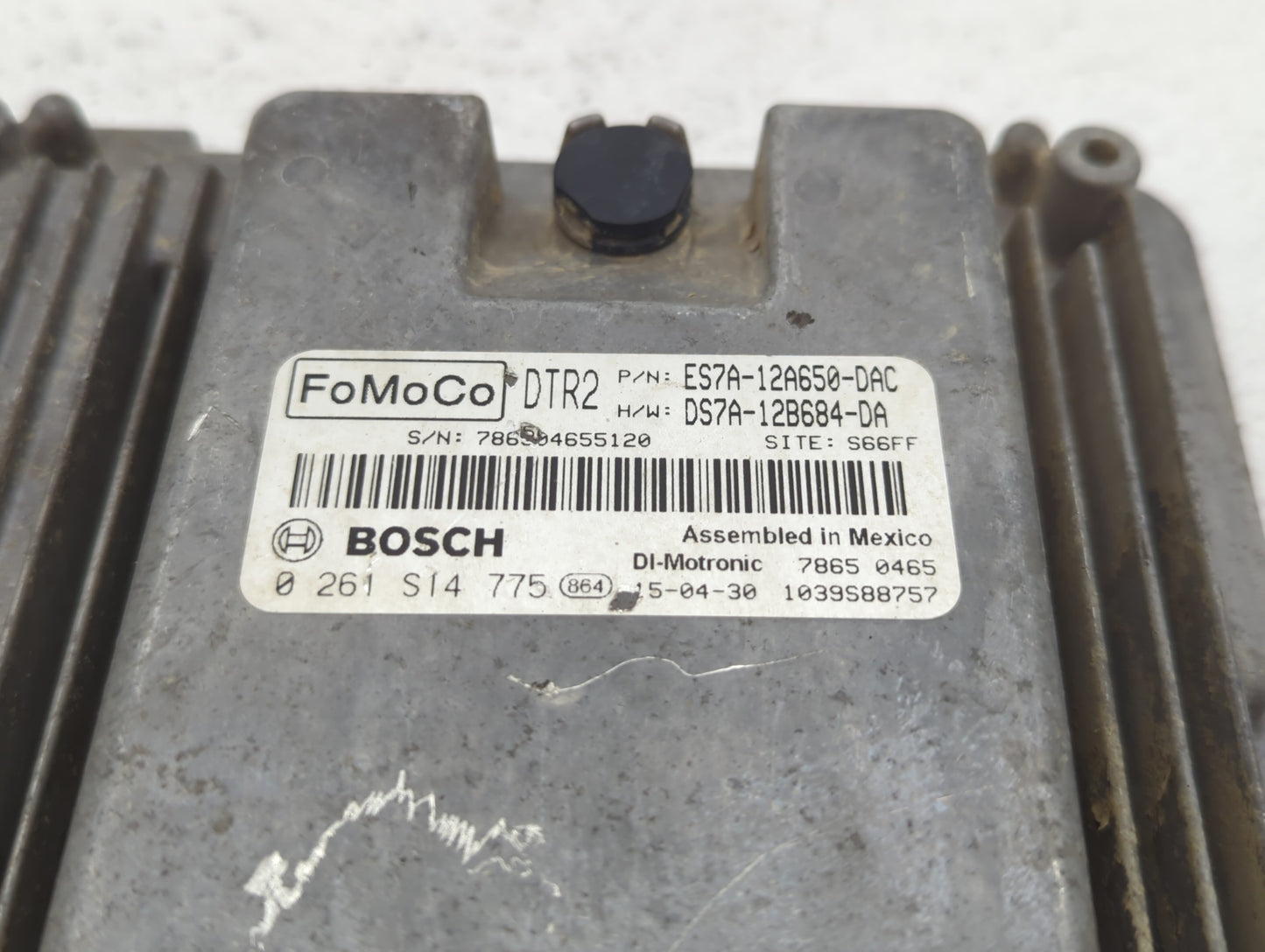 2014-2016 Ford Fusion PCM Engine Control Computer ECU ECM PCU OEM P/N:ES7A-12A650-DAC ES7A-12A650-DAD Fits Fits 2014 2015 20