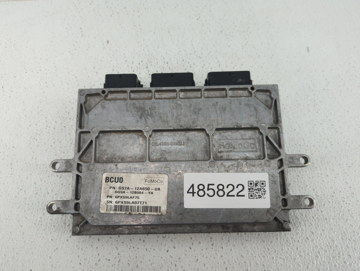 2014-2016 Ford Fusion PCM Engine Control Computer ECU ECM PCU OEM P/N:GS7A-12A650-UA ES7A-12A650-JF Fits Fits 2014 2015 2016