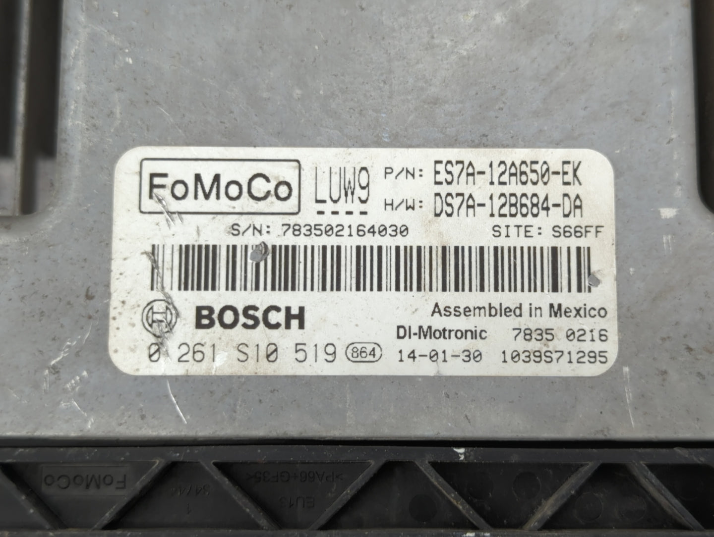 2014-2016 Ford Fusion PCM Engine Control Computer ECU ECM PCU OEM P/N:ES7A-12A650-DAC ES7A-12A650-DAD Fits Fits 2014 2015 20